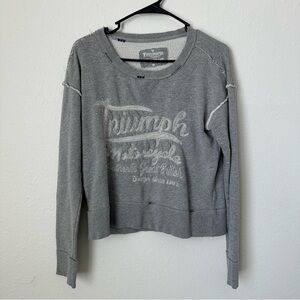 Lucky Brand Triumph Gray Women's Sweater XS
